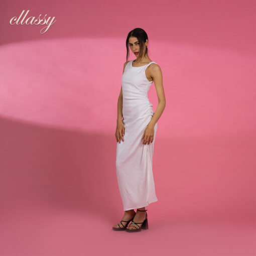 Elegant Ruffle long dress - Image 7