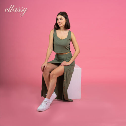 classy slevess long dress - Image 11