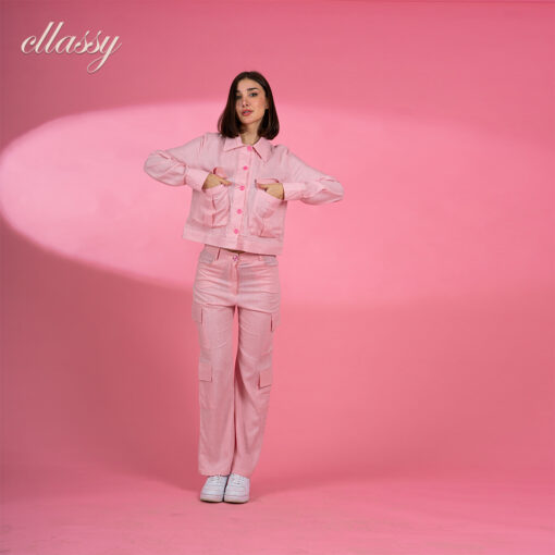 elegancy linen set ( jacket and cargo pant ) - Image 10