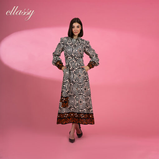 Cllassy woman long dress