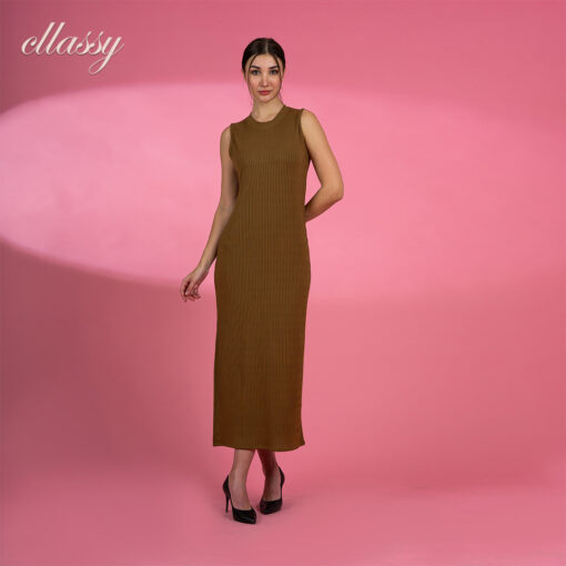 classy sleeves long dress - Image 3