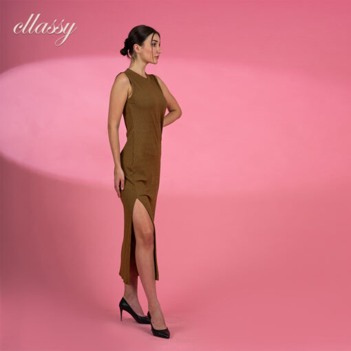 classy sleeves long dress - Image 4