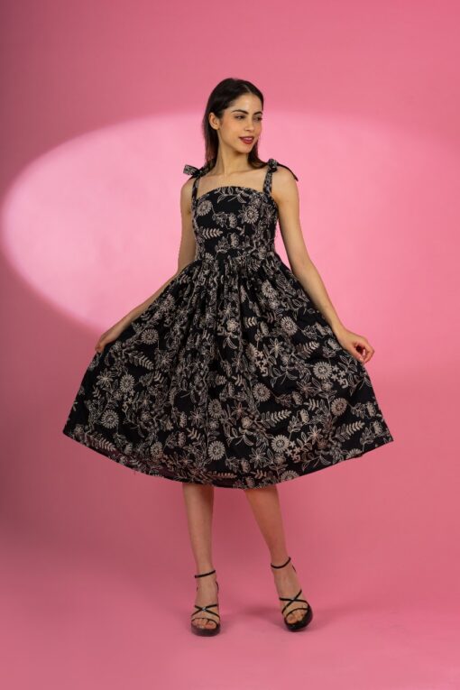 Romantic black dress