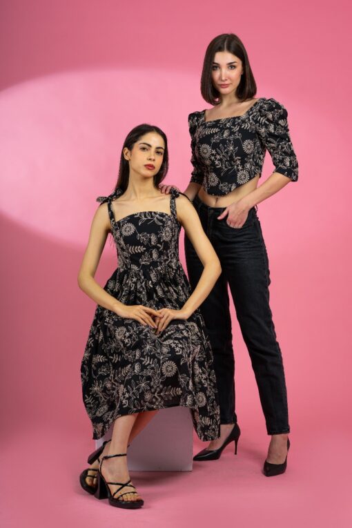 Romantic black dress - Image 2